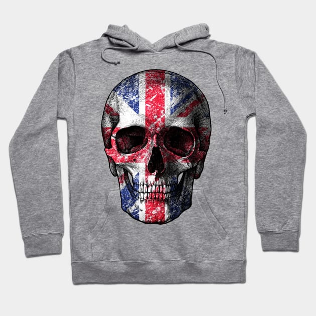 UK Skull Hoodie by valentinahramov